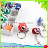 Promotion Gift Hard Resin Billiards Ball Keyring /ball Keyring/snook Ball Keyring thumbnail-6
