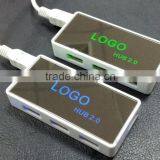 Mirror Lighting Logo Multi 4 Ports USB 2.0 HUB thumbnail-1