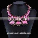 Fashion Crystal Choker Chunky Statement Bib Chain Necklace Pendant Jewelry thumbnail-2