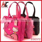 High Quality Hello Kitty Max Fashion Canvas Shopping Bag