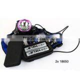 C-REE T6 LED Headlight 18650 Battery Rechargeable Zoom Hunting Camping Headlight thumbnail-4