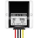 Car Use DC DC Buck Converter (15-40)24v to 12V 9A 10A Voltage Regulator/Transformer With Aluminum Housing Factory