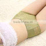 No MOQ Light Green Lace Floral Women Panties Cozy Bulk Modal Underwear Quality Choice thumbnail-5