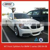 Carbon Fiber Front Bumper Spoiler BUMPER Splitter Lip for BMW E90 MT FRONT BUMPER thumbnail-3