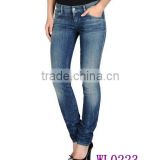ladies jeans top design with special monkey washing