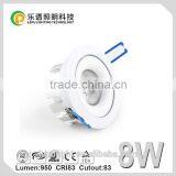 Durable Rotating 8w Dimmable Led Recessed Downlight thumbnail-3