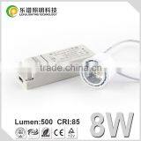 2015 Newest External Fast Wiring Driver 2700k 8watt Cob Spotlight Led