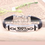 Cutsom Personalized leather bracelets KSQN-25