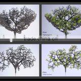 Artificial Plastic Branch Bush x3 thumbnail-1