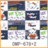 More Than 500 Patterns Bear Print Canvas Fabric