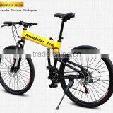 Folding Bicycles 26-Inch Aluminum Folding Mountain Bike Outdoor Compact Bike Double Disc Sell Like Hot Cakes! thumbnail-2
