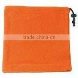 Wholesale Adult Blank Orange Polar Fleece Neck Gaiter