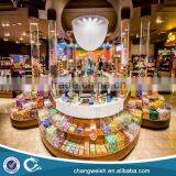 3 Layer Round Wood Candy Display Stand