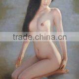 Realistic Sex Chinese Girl Oil Painting for collection