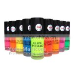 Glow in the dark fluorescent nail polish 10 different popular color