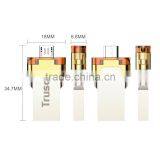 Hot-selling Item Factory Price Customized Logo OTG USB Flash Drive With High Speed Connect With Smart Phone and Laptop