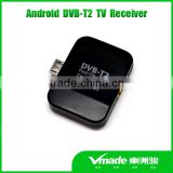 Wholesale tv terrestrial receiver pad phone micro usb tv tuner dvb-t2