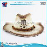 100% Cotton Fashion Wool Blaze Orange Cowboy Hat thumbnail-2