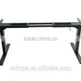 Ergonomic Electric Height Adjustable Sit Stand Computer Desk With 2 Motors Control thumbnail-3