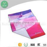 Water Absorbing Microfiber Sublimation Printed Non Slip Yoga Towel thumbnail-2