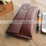 2016 Good Quality Customized Genuine Leather Pen Case