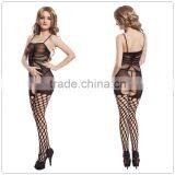 Sexy See Through Spandex Black Sexy Mature Bodystocking thumbnail-1