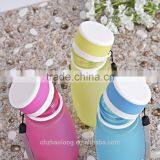 Easy Carry Hiking Frosted Plastic Kids Water Bottle thumbnail-4