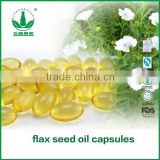 Flax Seed Oil Softgel Capsules 1000grains/bag*500mg