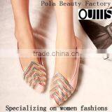 2016 Factory Wholesale Hot Selling Ladies Popular Flat Shoes CP6901 thumbnail-1