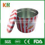 Wholesale Recycled Material Custom Printed Metal Promotional Christmas Popcorn Tins thumbnail-1