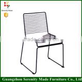 Guangzhou new model metal wire mesh patio chair outdoor