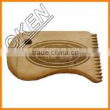 Ocean surf bamboo sharp wax comb in free logo to USA