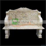 Sunset Red Marble Bench, Garden Bench Cheap