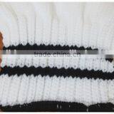 BSSAFETY Nylon Knitted Black and White Stripes Wrist Household Safety Gloves, Ganden Work Gloves thumbnail-5