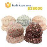 Men's Summer Cotton Floral Print 5 Panel Cadet Cap Hat , 5 Panel Hawallan All Over Print Camper Hat, Custom 5 Panel Camp Hats