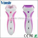 Pink 4 in 1 Rechargeable Electric Callus Remover for Lady Shaver