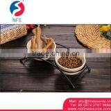 Promotional Wholesale Double Pet Salad Food Bowl Cartoon Travel Pet Bowl thumbnail-1