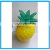 Novelty Pinapple Water Bottle Plastic Cute Children Bottle Fruit Shape Straw Bottles
