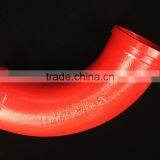 Long Term Service OEM Production Putzmeister DN125 5" Concrete Pump Hardened Steel Pipe Bend thumbnail-2