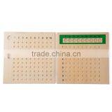 Wooden Math Toy Montessori Multiplication Bead Board thumbnail-5