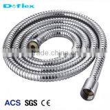 Doflex New Design Fashion Style ACS SGS CE Certificated High Pressure 14mm Double Lock Stainless Steel Shower Hose thumbnail-1