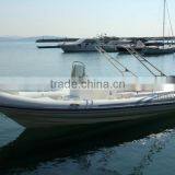 CE Certificated 25ft Fiberglass Hull Inflatable Yacht thumbnail-4