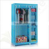 Portable Non-Woven Fabric Wardrobe Cloghtes Storage Cabinet thumbnail-1