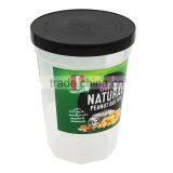 280g Disposable Small Plastic Sauce Container, Round Peanut Jars thumbnail-2