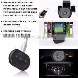 2017 3.5mm Adaptor Electric Car Stereo Kit Bluetooth fm Transmitter Receiver thumbnail-5