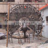 Stainless Steel Garden Animal Sculpture ,Stainless Steel Peacock Sculpture thumbnail-2