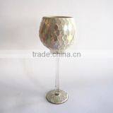 Elegant Mosaic Decorative Long Stem Vases thumbnail-5