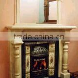 Stone Carving Fireplace