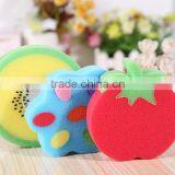 Kiwi Fruit Shaped Printing Logo Cleaning Sponge / Sponge Scourer thumbnail-1