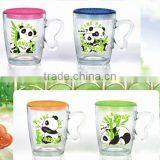 High Quality Handle Beer Glass Mug With Lid thumbnail-1